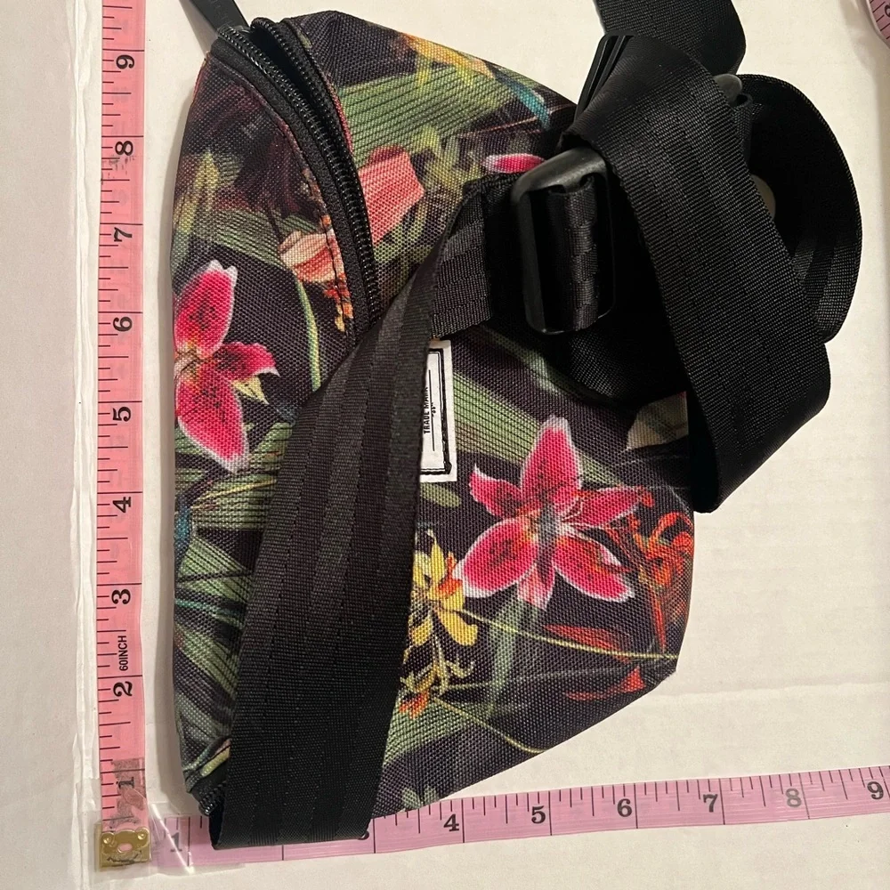 Herschel Floral Black Waist Bag